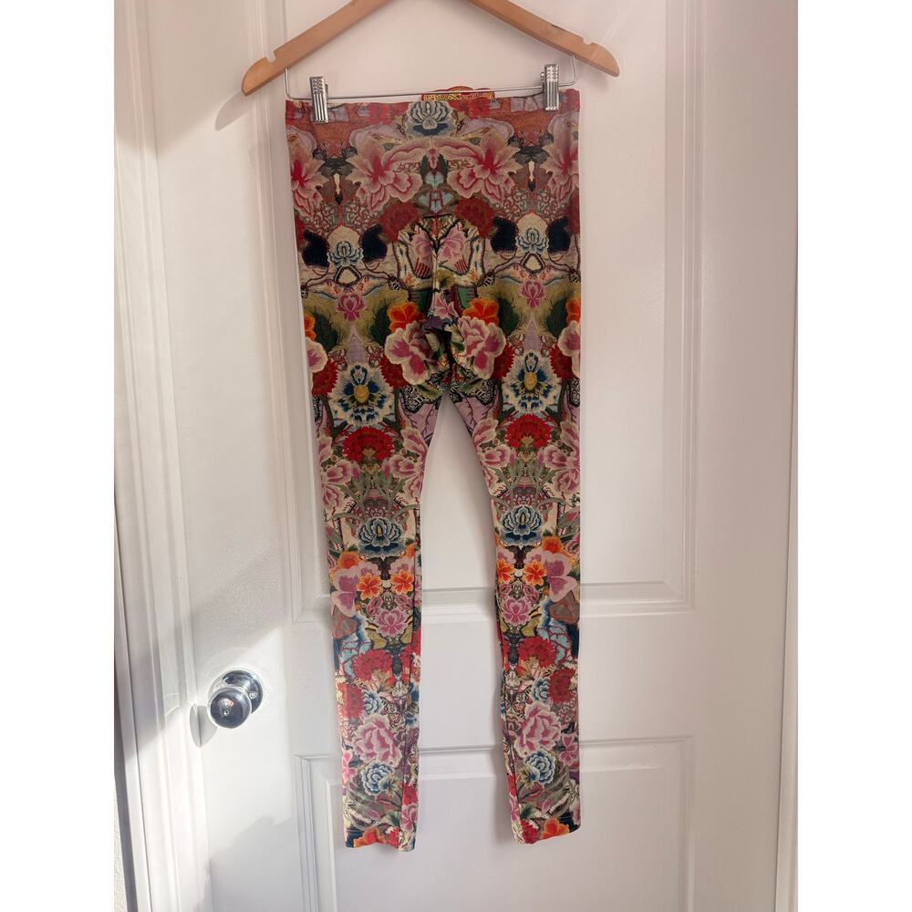Alexander McQueen Print Polyamide-Blend Leggings Large Abstract Contemporary - Picture 3 of 8